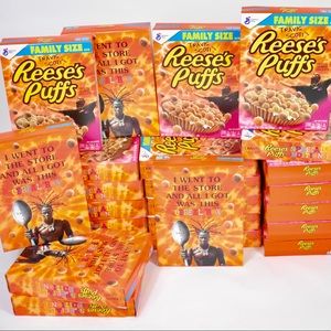 Travis Scott X Reeses Puffs Cereal - 5 FOR 20